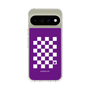 スリムプロテクションケース［ Racing checkered flag Purple - レーシングチェッカーフラッグ パープル ］