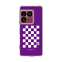 スリムプロテクションケース［ Racing checkered flag Purple - レーシングチェッカーフラッグ パープル ］