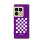 スリムプロテクションケース［ Racing checkered flag Purple - レーシングチェッカーフラッグ パープル ］