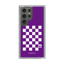スリムプロテクションケース［ Racing checkered flag Purple - レーシングチェッカーフラッグ パープル ］