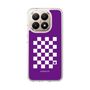 スリムプロテクションケース［ Racing checkered flag Purple - レーシングチェッカーフラッグ パープル ］