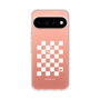 スリムプロテクションケース［ Racing checkered flag White - レーシングチェッカーフラッグ ホワイト ］