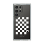 スリムプロテクションケース［ Racing checkered flag White - レーシングチェッカーフラッグ ホワイト ］