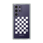 スリムプロテクションケース［ Racing checkered flag White - レーシングチェッカーフラッグ ホワイト ］