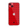 スリムプロテクションケース［ CASEPLAY Crown dots Black - ケースプレイ・クラウン・ドッツ ブラック ］