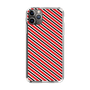 スリムプロテクションケース［ Small Stripe - Red × Black ］