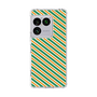 スリムプロテクションケース［ Small Stripe - Green × Orange ］