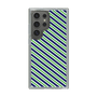 スリムプロテクションケース［ Small Stripe - Navy × Green ］