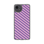 スリムプロテクションケース［ Small Stripe - Purple × Pink ］