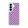 スリムプロテクションケース［ Small Stripe - Purple × Pink ］