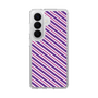 スリムプロテクションケース［ Small Stripe - Purple × Pink ］