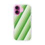 スリムプロテクションケース［ Middle Stripe - Green ］