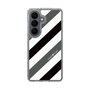 スリムプロテクションケース［ Big Stripe - Black × Gray ］