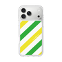 スリムプロテクションケース［ Big Stripe - Green × Yellow ］