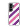 スリムプロテクションケース［ Big Stripe - Purple × Pink ］