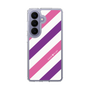 スリムプロテクションケース［ Big Stripe - Purple × Pink ］