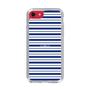 スリムプロテクションケース［ Small Border - Navy ］