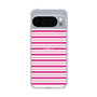 スリムプロテクションケース［ Small Border - Pink ］