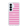 スリムプロテクションケース［ Small Border - Pink ］