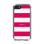 スリムプロテクションケース［ Big Border - Pink ］