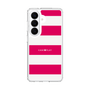 スリムプロテクションケース［ Big Border - Pink ］