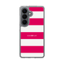 スリムプロテクションケース［ Big Border - Pink ］