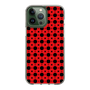 スリムプロテクションケース［ Shower Dot - Red ］