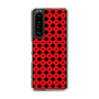 スリムプロテクションケース［ Shower Dot - Red ］