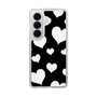 スリムプロテクションケース［ Dot Hearts - Black ］