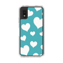 スリムプロテクションケース［ Dot Hearts - Blue ］