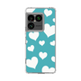 スリムプロテクションケース［ Dot Hearts - Blue ］