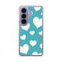 スリムプロテクションケース［ Dot Hearts - Blue ］
