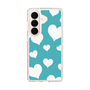 スリムプロテクションケース［ Dot Hearts - Blue ］