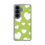 スリムプロテクションケース［ Dot Hearts - Green ］