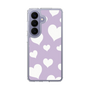 スリムプロテクションケース［ Dot Hearts - Purple ］