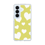 スリムプロテクションケース［ Dot Hearts - Yellow ］