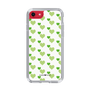 スリムプロテクションケース［ Stripe Hearts - Green ］