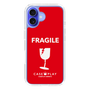 スリムプロテクションケース［ FRAGILE - Red ］