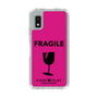 スリムプロテクションケース［ FRAGILE - Pink ］
