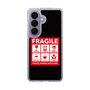 スリムプロテクションケース［ FRAGILE Sticker - Black ］