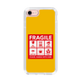 スリムプロテクションケース［ FRAGILE Sticker - Yellow ］