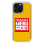 スリムプロテクションケース［ FRAGILE Sticker - Yellow ］