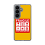 スリムプロテクションケース［ FRAGILE Sticker - Yellow ］
