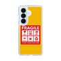 スリムプロテクションケース［ FRAGILE Sticker - Yellow ］