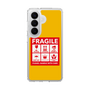 スリムプロテクションケース［ FRAGILE Sticker - Yellow ］