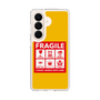 スリムプロテクションケース［ FRAGILE Sticker - Yellow ］