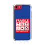 スリムプロテクションケース［ FRAGILE Sticker - Blue ］