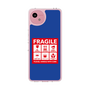 スリムプロテクションケース［ FRAGILE Sticker - Blue ］