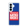 スリムプロテクションケース［ FRAGILE Sticker - Blue ］