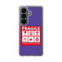 スリムプロテクションケース［ FRAGILE Sticker - Purple ］